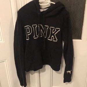 Large black PINK hoodie